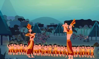 Cảnh phim Con Rồng cháu Tiên.