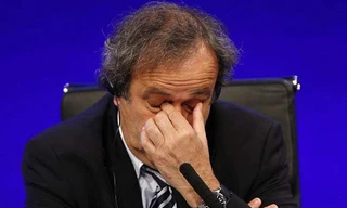 Chủ tịch UEFA Michel Platini có thể sẽ phải cách ly với đời sống bóng đá trong nhiều năm? Ảnh: AP.