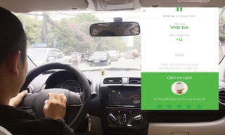 Có mức thu nhập từ 15 đến 20 triệu đồng/tháng nhưng 75% số này tài xế không được Grab, Uber thực hiện đóng thuế .Ảnh: Trọng Đảng.