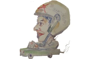 Tranh của Nguyễn Văn Hổ.