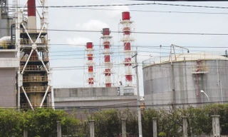 Một góc Nhà máy nhiệt điện Formosa tại huyện Nhơn Trạch.