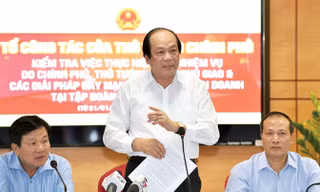 Bộ trưởng, Chủ nhiệm VPCP phát biểu tại buổi làm việc với Vinatex.