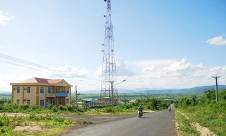 Trung tâm huyện Ia Pa vắng dân cư.