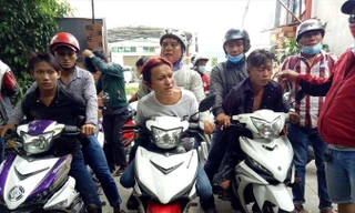 Nhóm "hiệp sĩ" khống chế được các đối tượng hung hãn.