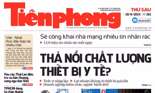 Thông báo về việc chuyển đổi địa chỉ đặt báo Tiền Phong