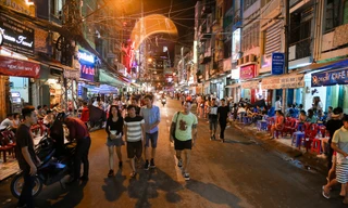 Phố đi bộ Bùi Viện chính thức đi vào hoạt động