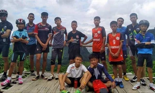 Đội bóng nhí Thái Lan.