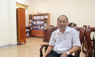 Ông Võ Tá Đinh, Giám đốc Sở Tài nguyên Môi trường Hà Tĩnh.