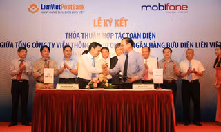 LienVietPostBank và Mobifone “kết hôn” hợp tác