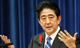 Thủ tướng Nhật Bản Shinzo Abe. (Nguồn: AP)