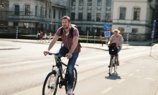 Người Bắc Âu có chỉ số lòng tin cao nhất thế giới. Trong ảnh: Xe đạp - giúp bảo vệ môi trường - là một phương tiện giao thông phổ biến ở thủ đô Stockhom, Thụy Điển. Ảnh: Việt Hùng.