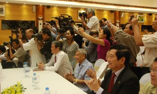 Đại hội thu hút quan khách và báo chí. Ảnh: Xuân Ba.