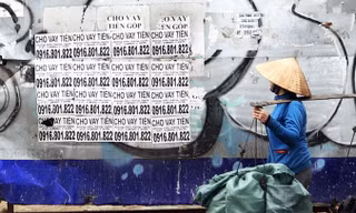 Tín dụng đen giăng mắc, vây bọc người nghèo. Ảnh:pv.