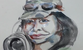 Tranh của Nguyễn Văn Hổ.