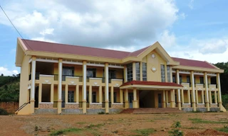 Điểm trường THCS Cư Pui hoang vắng.