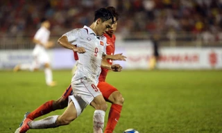 ĐT U22 Việt Nam chọn lối chơi tấn công dù đối đầu U22 Hàn Quốc được đánh giá mạnh hơn. Lối chơi này được xem là tính toán của BHL U22 Việt Nam nhằm có sự chuẩn bị tốt nhất cho SEA Games 2017. Ảnh: VSI.