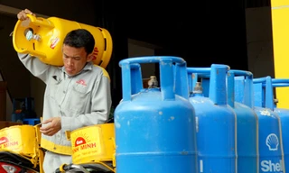 Giá gas tăng 5.000 đồng/bình