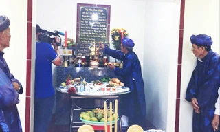 Lễ tái lập miếu cố Tám, ngày 10/6/2018 tại Đa Phước, Bình Chánh, TPHCM. Ảnh: Hạnh Ngọc.