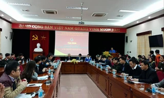 Quang cảnh Tọa đàm Tuyên ngôn của Đảng Cộng sản và con đường cách mạng của thanh niên trong thời kỳ mới.