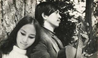 Cặp Lê Uyên Phương thời làm mưa gió làng nhạc trẻ Sài Gòn. Ảnh: NVCC.