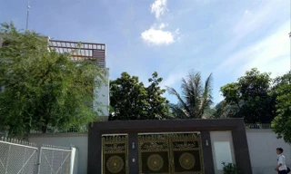 Ngôi nhà của ông Trương Quý Dương ở TP Hòa Bình. Ảnh: Minh Ðức.