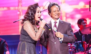 Sự tái hợp của Chế Linh và Thanh Tuyền làm thỏa mãn những khán giả khó tính nhất. Ảnh: Hải Bá.