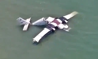 Máy bay rơi xuống biển Thái Lan, 5 cảnh sát tử nạn