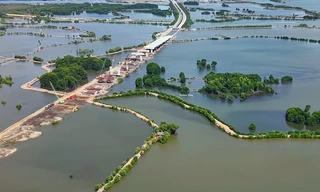 Cầu Phước An có nhịp chính dài nhất Đông Nam Á dần thành hình