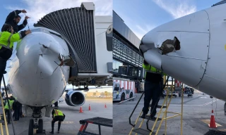 Phi công choáng với tia laser, máy bay móp đầu vì thiết bị không người lái