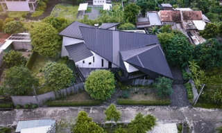 Chiêm ngưỡng mẫu nhà vườn mái cánh diều độc đáo