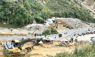 Dừng thi công công trình có nguy cơ gây sạt lở