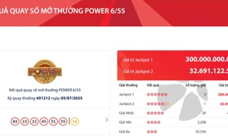 Vé số trúng độc đắc Vietlott gần 33 tỷ đồng được bán ra ở TPHCM 