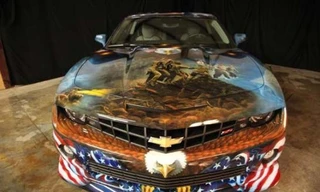 Chiêm ngưỡng siêu phẩm Chevrolet Camaro SS “độ” với Airbrush