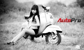 Vespa cổ - 'Người tình' của phái đẹp