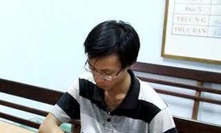 Hung thủ Phan Minh Tuấn bị bắt tại cơ quan Công an.