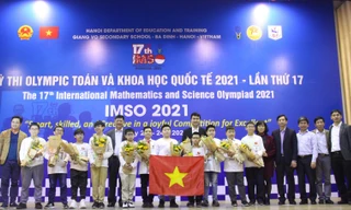 Các thí sinh trong đội tuyển môn Toán học.