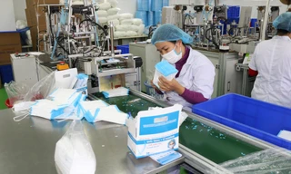 Các Cty trong nước sản xuất 3 triệu khẩu trang/ngày 