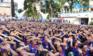 “Tuổi trẻ Việt Nam nhớ lời Di chúc theo chân Bác” là đợt sinh hoạt chính trị rộng lớn của đoàn viên, thanh thiếu nhi năm 2019. Ảnh: CTV 