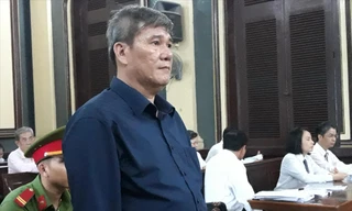 Dương Thanh Cường tại phiên tòa hôm qua 3/5. Ảnh: Tân Châu 