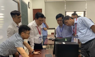 Thí sinh dự thi kỳ thi THPT Quốc gia 2019 tại TPHCM. Ảnh: Nguyễn Dũng