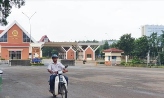 Cửa khẩu quốc tế Xa Mát vắng vẻ. Ảnh: Văn Minh 