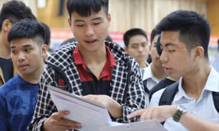 Thí sinh nhập học 2019. Ảnh: Như Ý