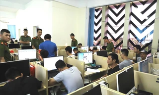 Ðường dây đánh bạc tại Hải Phòng. Ảnh: Cơ quan công an cung cấp 