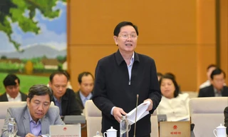 Bộ trưởng Bộ Nội vụ Lê Vĩnh Tân Ảnh: PV 