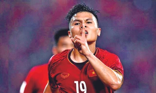 Quang Hải gần như không có đối thủ trong cuộc đua tới danh hiệu Cầu thủ xuất sắc nhất Ðông Nam Á. Ảnh: VSI