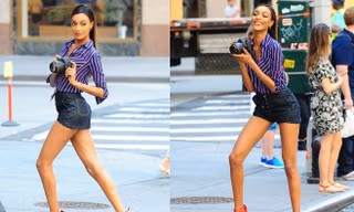 Dáng vóc nuột nà, chân dài miên man của nàng mẫu Jourdan Dunn