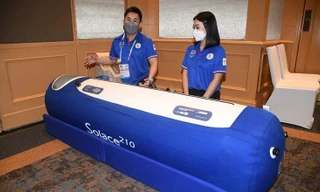 Thái Lan mang thiết bị siêu hiện đại sang Việt Nam giúp các VĐV hồi phục nhanh 