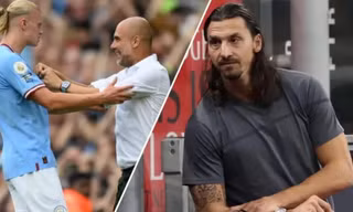 HLV Guardiola và Ibrahimovic khẩu chiến gay gắt vì Haaland 