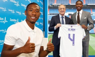 Vừa chân ướt chân ráo đến Real, Alaba được nhận ngay số áo huyền thoại