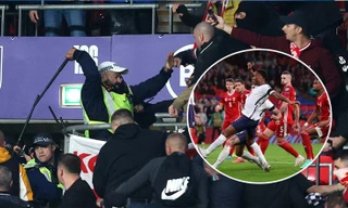 CĐV Hungary đánh nhau với cảnh sát Anh trong trận hòa nhạt trên sân Wembley